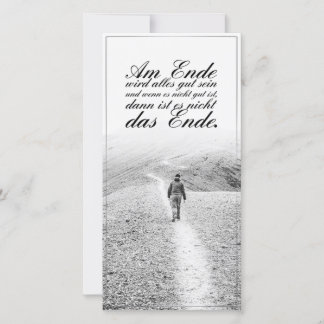 Am Ende wird alles gut sein