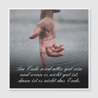 Am Ende wird alles gut sein