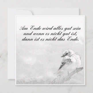 Am Ende wird alles gut sein