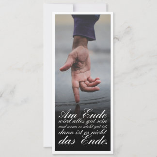 Am Ende wird alles gut sein