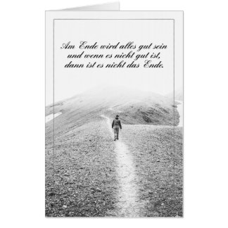 Am Ende wird alles gut sein Card