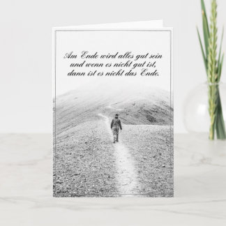 Am Ende wird alles gut sein Card