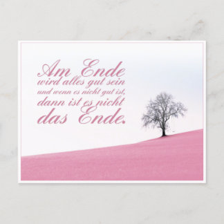Am Ende wird alles gut sein Holiday Postcard