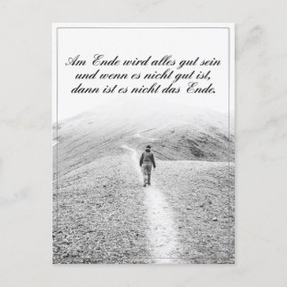 Am Ende wird alles gut sein Holiday Postcard