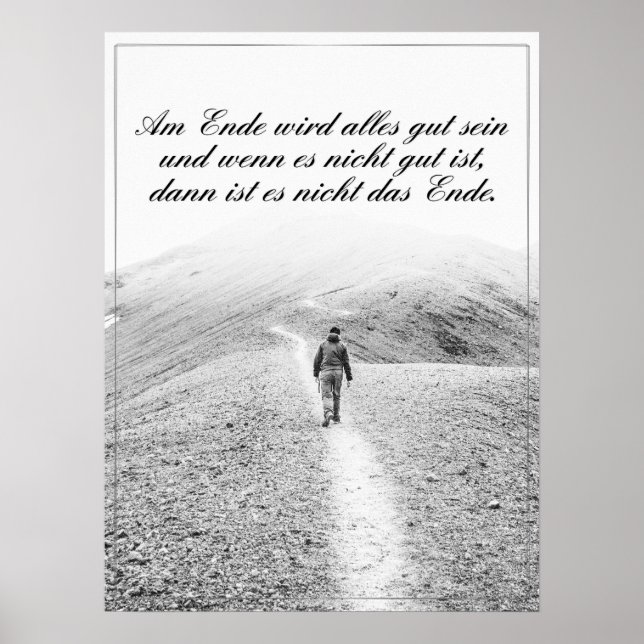 Am Ende wird alles gut sein Poster (Front)