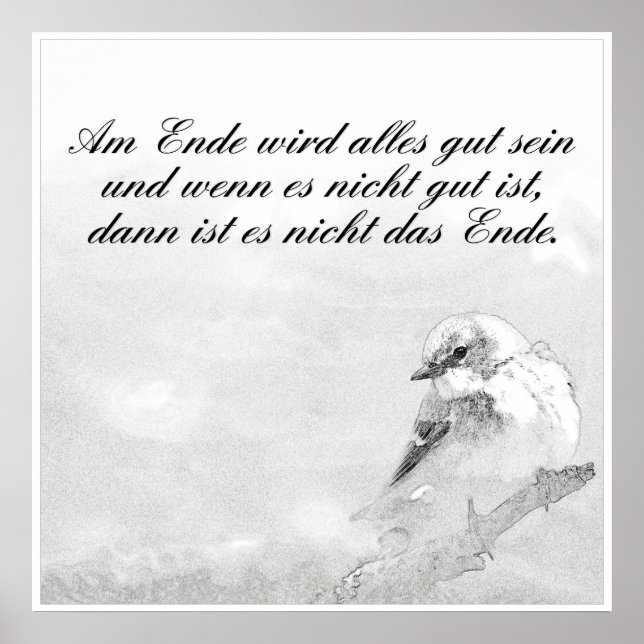 Am Ende wird alles gut sein Poster (Front)