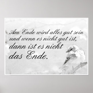 Am Ende wird alles gut sein Poster