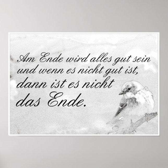 Am Ende wird alles gut sein Poster (Front)