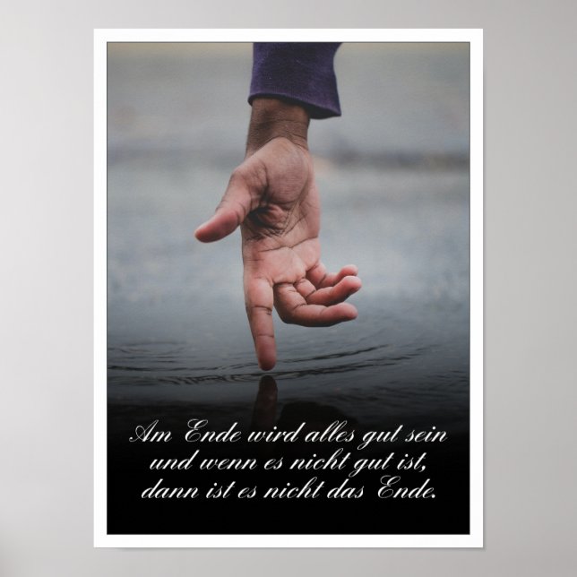 Am Ende wird alles gut sein Poster (Front)