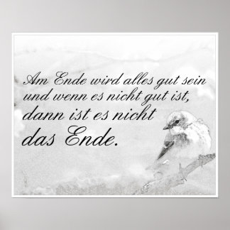 Am Ende wird alles gut sein Poster