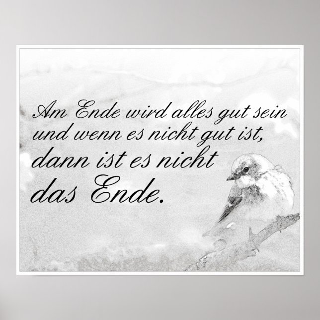 Am Ende wird alles gut sein Poster (Front)