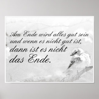Am Ende wird alles gut sein Poster
