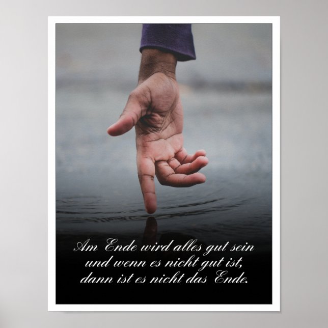 Am Ende wird alles gut sein Poster (Front)
