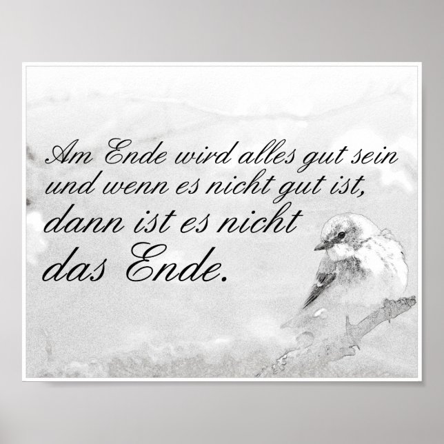 Am Ende wird alles gut sein Poster (Front)