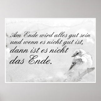 Am Ende wird alles gut sein Poster