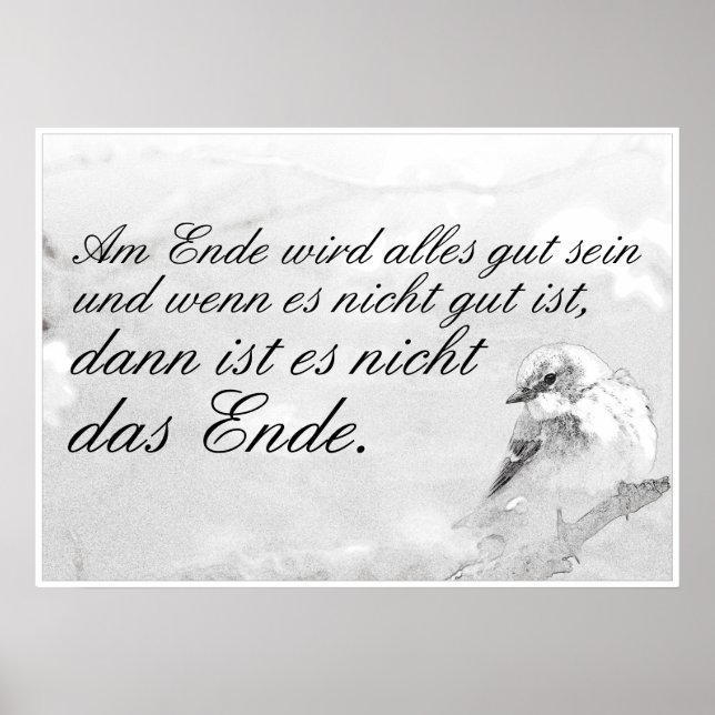 Am Ende wird alles gut sein Poster (Front)