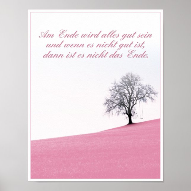 Am Ende wird alles gut sein Poster (Front)