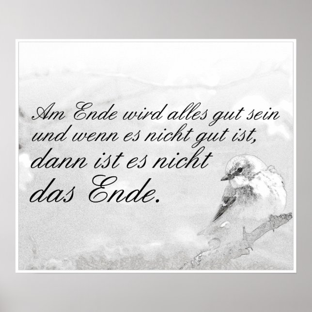 Am Ende wird alles gut sein Poster (Front)