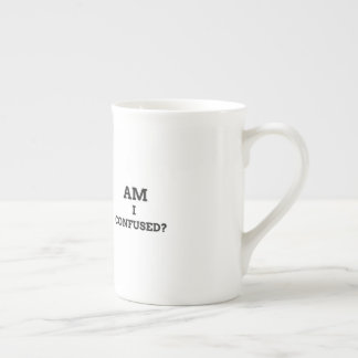 Am I confused Bone China Mug