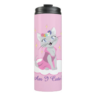 Am I Cute? Thermal Tumbler