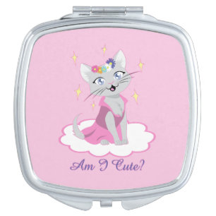 Am I Cute? Vanity Mirror