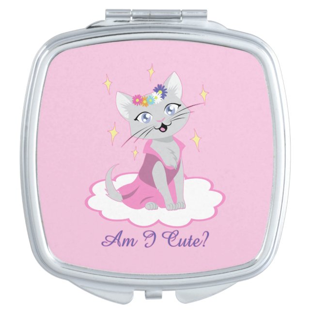 Am I Cute? Vanity Mirror (Front)