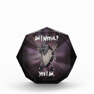 Am I Weevil Heavy Metal Cartoon Acrylic Award