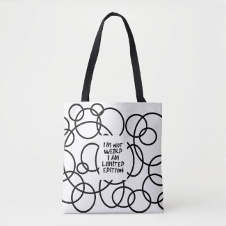 am not weird !! CASUAL & FASHION Tote Bag