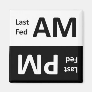 AM/PM Pet Feeding Reminder Magnet
