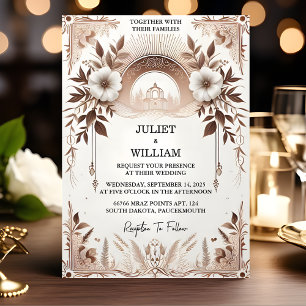 Am Simple Traditional Marriage Vow Renewal Wedding Invitation