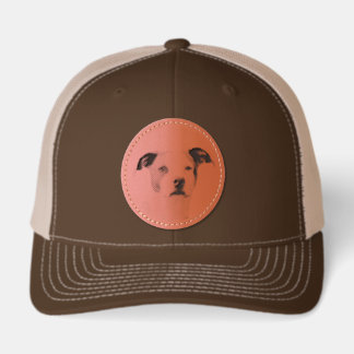Am. Staff. Terrier/Treeing Walker Hound patch hat
