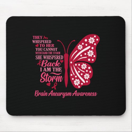 Am Storm Brain Aneurysm Awareness Month Support Gr Mouse Pad