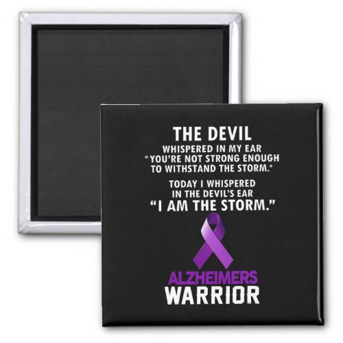 Am The Storm Alzheimerheimer Warrior  Magnet