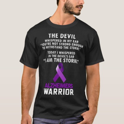 Am The Storm Alzheimerheimer Warrior  T_Shirt