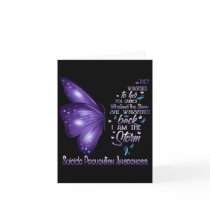 Am The Storm Suicide Prevention Awareness Butterfl Card