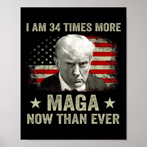 Am   Times More Maga Now Than Ever Trump Suppor Poster