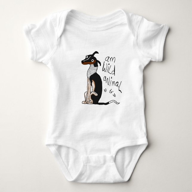 Am Wild Animal Baby Bodysuit (Front)