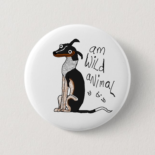 Am Wild Animal Button (Front)