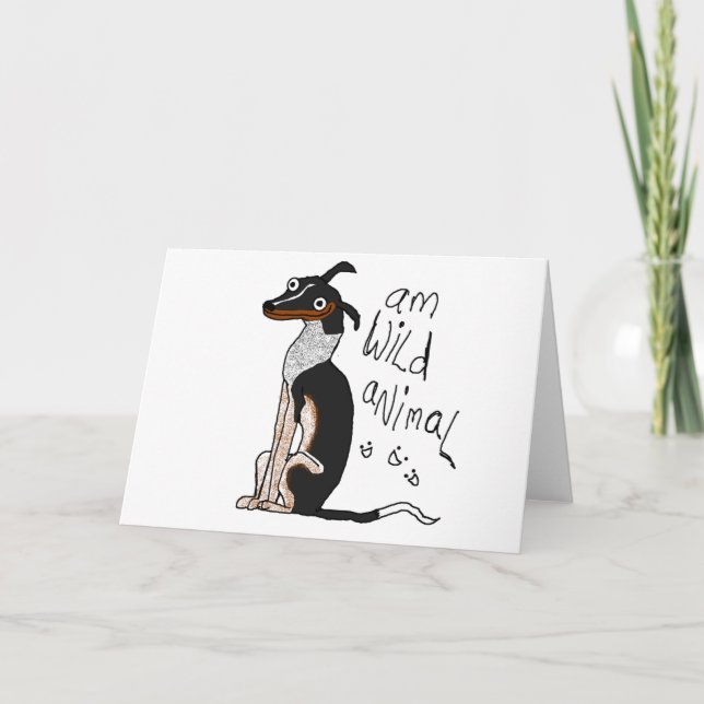 Am Wild Animal Card (Front)