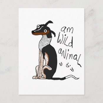 Am Wild Animal Postcard by ickybana5 at Zazzle