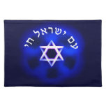 Am Yisrael Chai Cloth Placemat at Zazzle