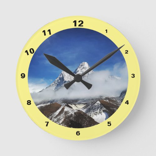 Ama Dablam  Everest Sagarmatha Himalayas Nepal Round Clock