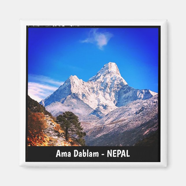 Ama Dablam, Sagarmatha, Everest Trek - Nepal Magnet (Front)