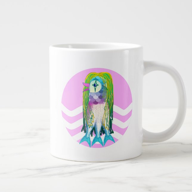 Amabie Japanese Healing Spirit Giant Coffee Mug (Right)