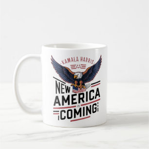 amala Harris 2024 President USA Eagle Coffee Mug