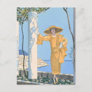 Amalfi by George Barbier Postcard