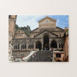 Amalfi cathedral, Italian Duomo Italy scenery Jigsaw Puzzle<br><div class="desc">This is an Amalfi Italy jigsaw puzzle for fans of Italian church & cathedral scenery. This puzzle features the famous Amalfi cathe dral (in Italian: Duomo di Amalfi or Cattedrale di Sant'Andrea). Found in the Piazza del Duomo in Amalfi town in the Amalfi Coast region of Italy, this cathedral s...</div>