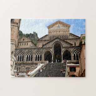 Amalfi cathedral, Italian Duomo Italy scenery Jigsaw Puzzle