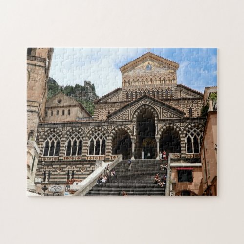 Amalfi cathedral Italian Duomo Italy scenery Jigsaw Puzzle