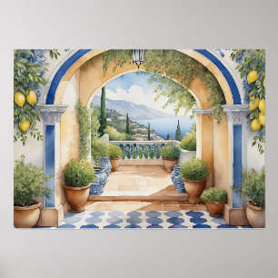 Amalfi Coast Archway Mediterranean view Holder